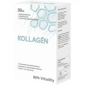 Bio Vitality Kollagén lágyzselatin kapszula - 30db