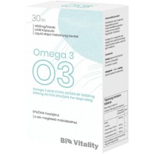 Bio Vitality Omega-3 lágyzselatin kapszula - 60db