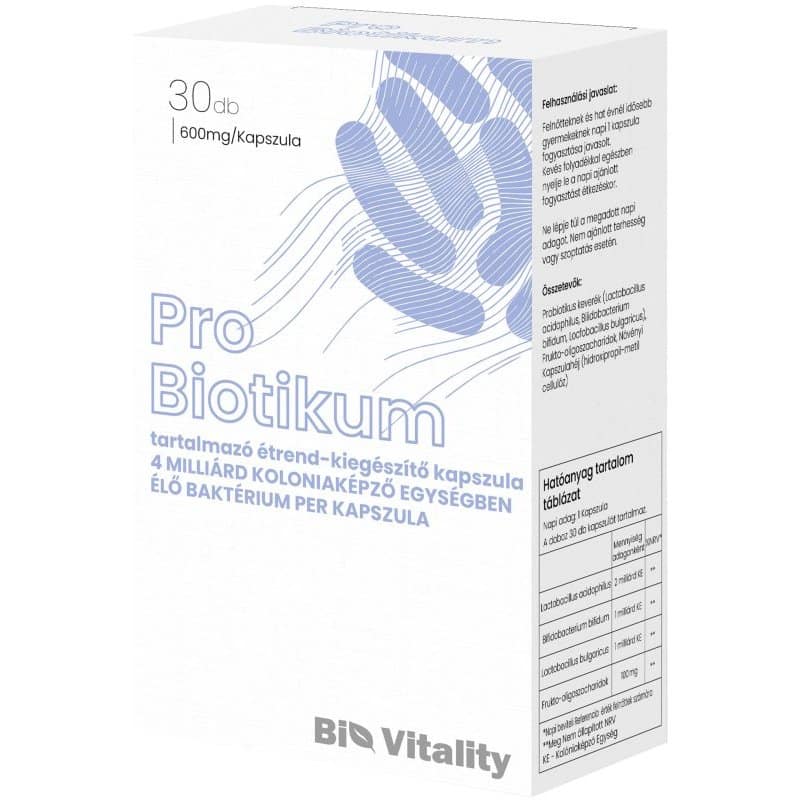 Bio Vitality Probiotikum kapszula - 30db 1 Bio Vitality Probiotikum kapszula - 30db