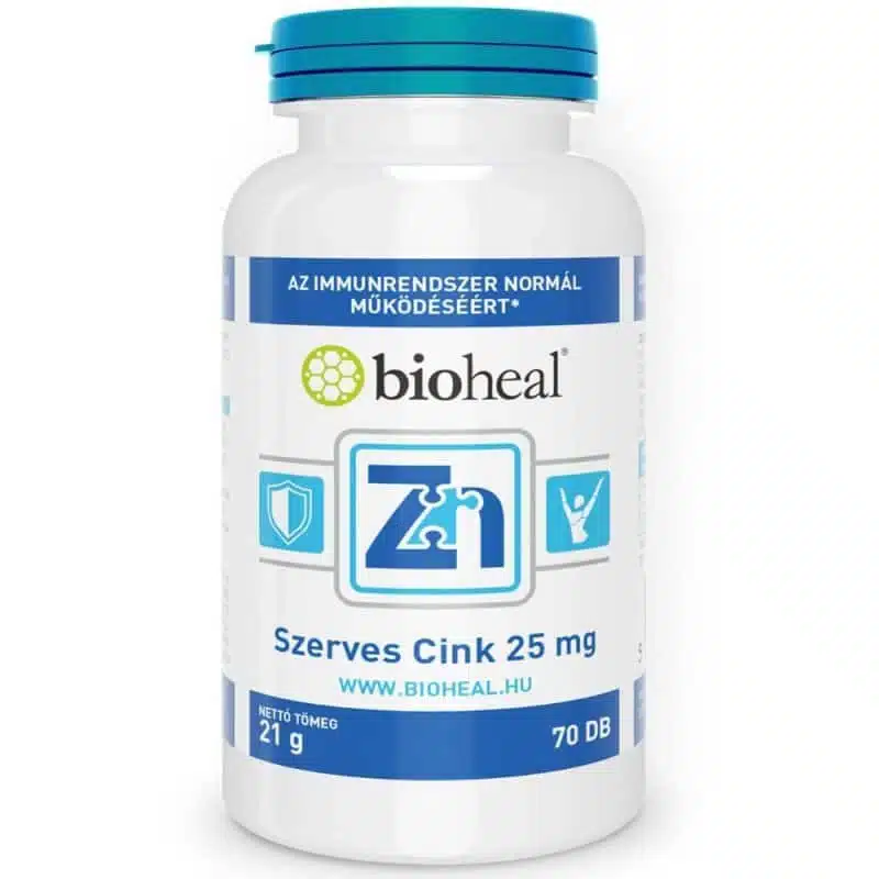 Bioheal Szerves Cink filmtabletta - 70db 1 Bioheal Szerves Cink filmtabletta - 70db
