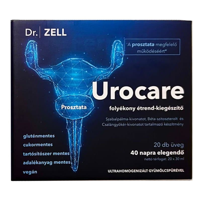 Dr. Zell Urocare folyékony étrend-kiegészítő - 20db 1 Dr. Zell Urocare folyékony étrend-kiegészítő - 20db