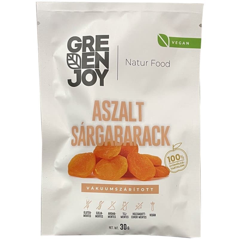 GreenJoy Aszalt Sárgabarack - 30g 1 GreenJoy Aszalt Sárgabarack - 30g