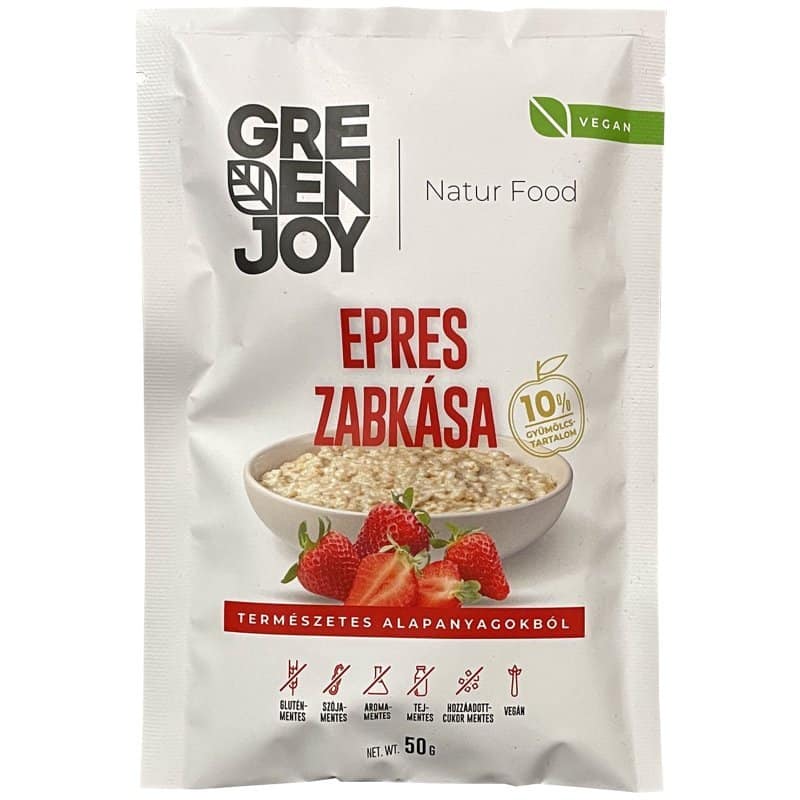 GreenJoy Epres zabkása - 50g 1 GreenJoy Epres zabkása - 50g