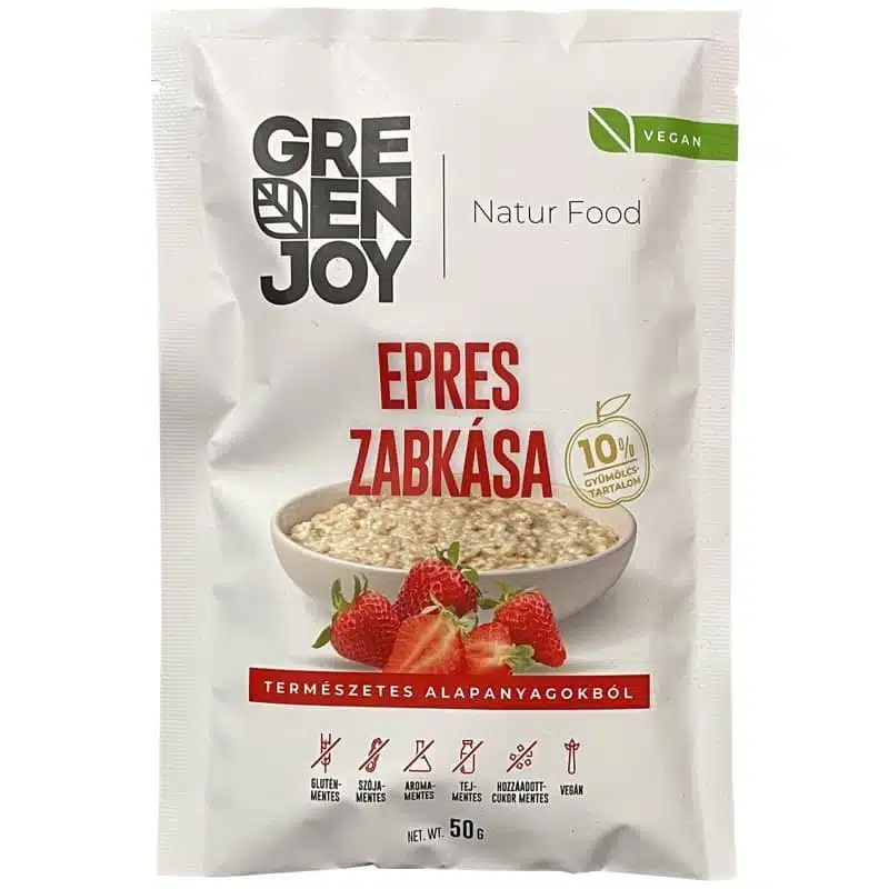 GreenJoy Epres zabkása - 50g 1 GreenJoy Epres zabkása - 50g