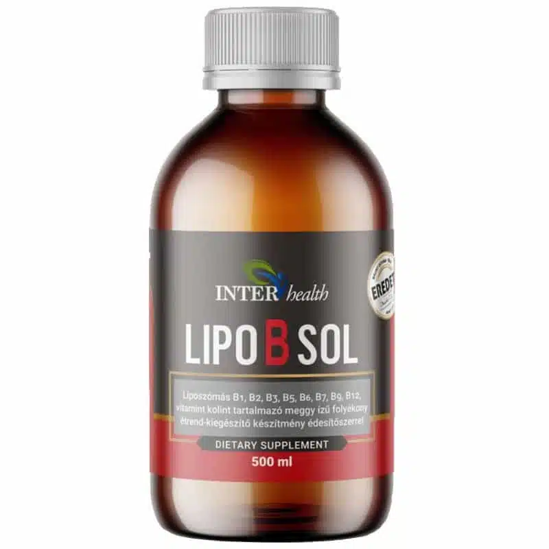 Interhealth Lipo B sol Liposzómás B-vitamin Komplex - 500ml 1 Interhealth Lipo B sol Liposzómás B-vitamin Komplex - 500ml