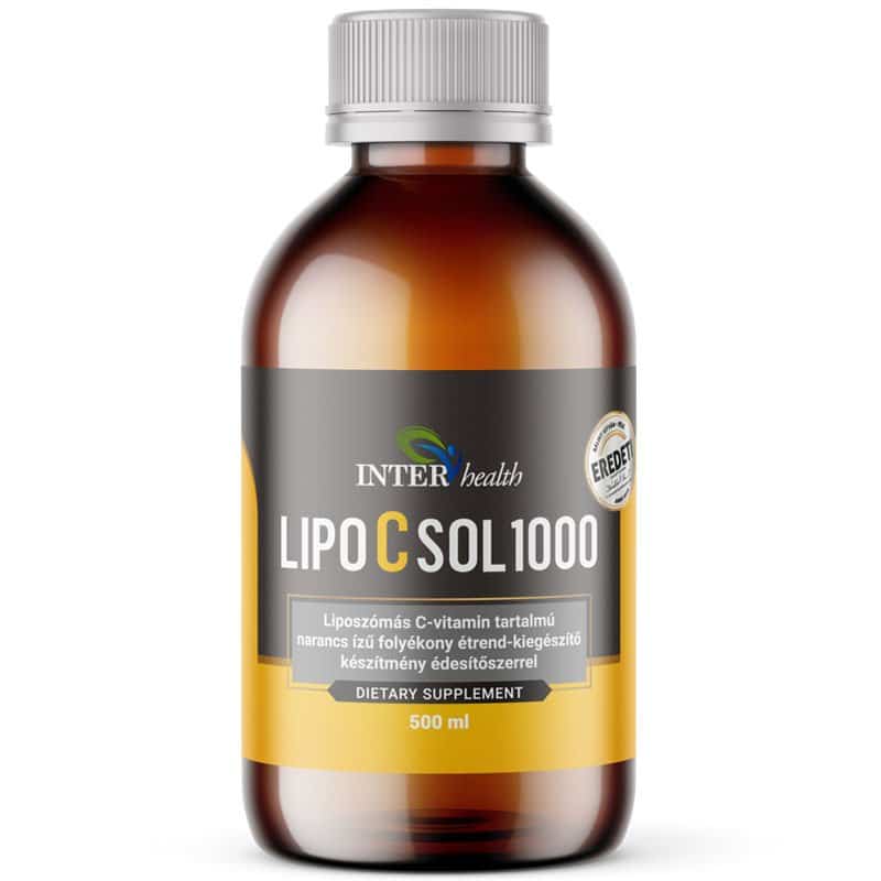 Interhealth Lipo C sol 1000 Liposzómás C-vitamin - 500ml 1 Interhealth Lipo C sol 1000 Liposzómás C-vitamin - 500ml
