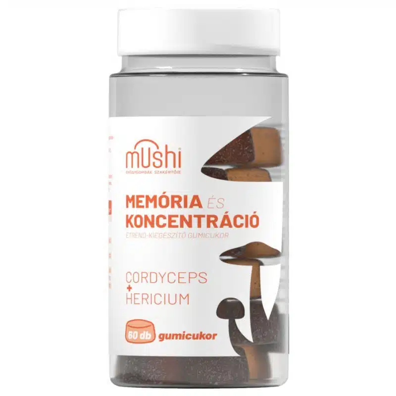 Mushi Memória és Koncentráció gumicukor - 60db 1 Mushi Memória és Koncentráció gumicukor - 60db