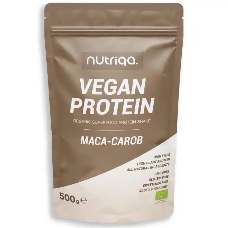 Nutriqa Bio Maca-Carob Vegán Proteinmix - 500g 1 Nutriqa Bio Maca-Carob Vegán Proteinmix - 500g