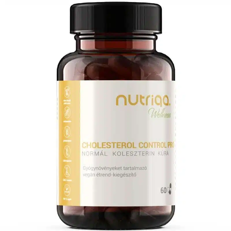 Nutriqa Cholesterol Control Pro - Normál Koleszterin Kúra - 60db 1 Nutriqa Cholesterol Control Pro - Normál Koleszterin Kúra - 60db