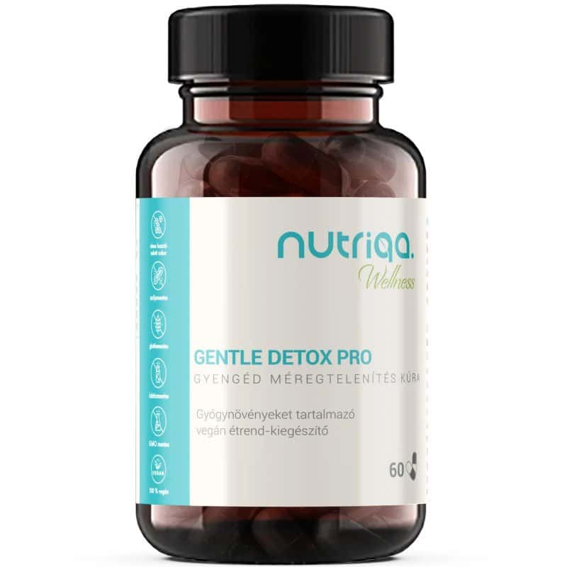 Nutriqa Gentle Detox Pro - Gyengéd Méregtelenítés Kúra - 60db 1 Nutriqa Gentle Detox Pro - Gyengéd Méregtelenítés Kúra - 60db
