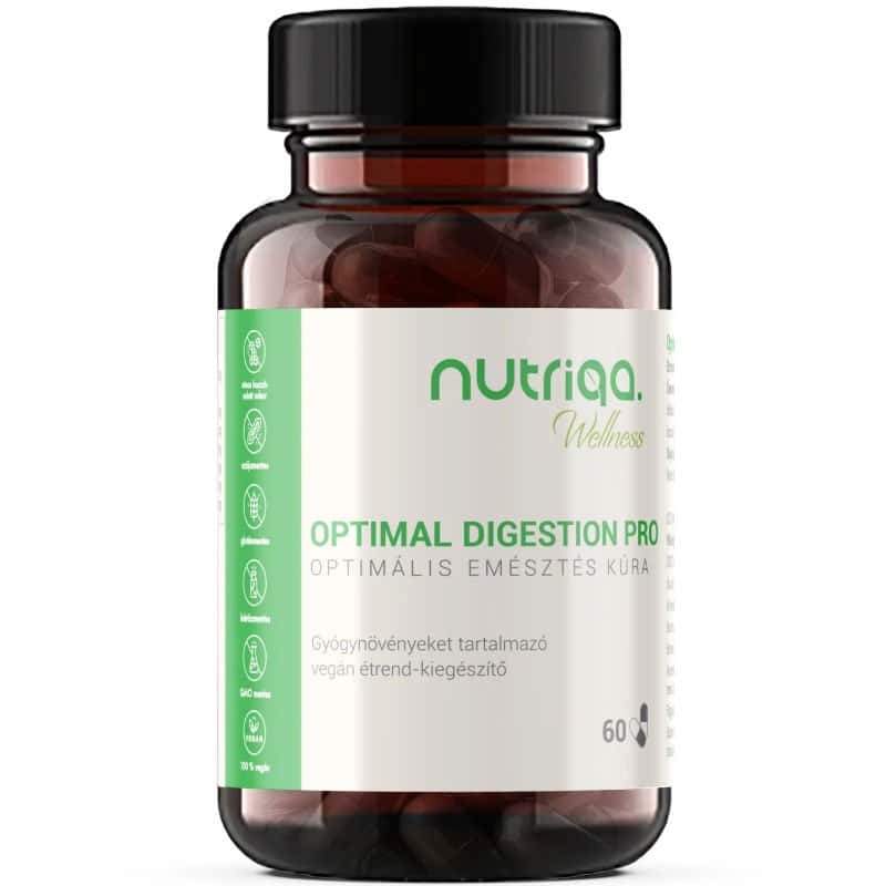 Nutriqa Optimal Digestion Pro - Optimális Emésztés Kúra - 60db 1 Nutriqa Optimal Digestion Pro - Optimális Emésztés Kúra - 60db