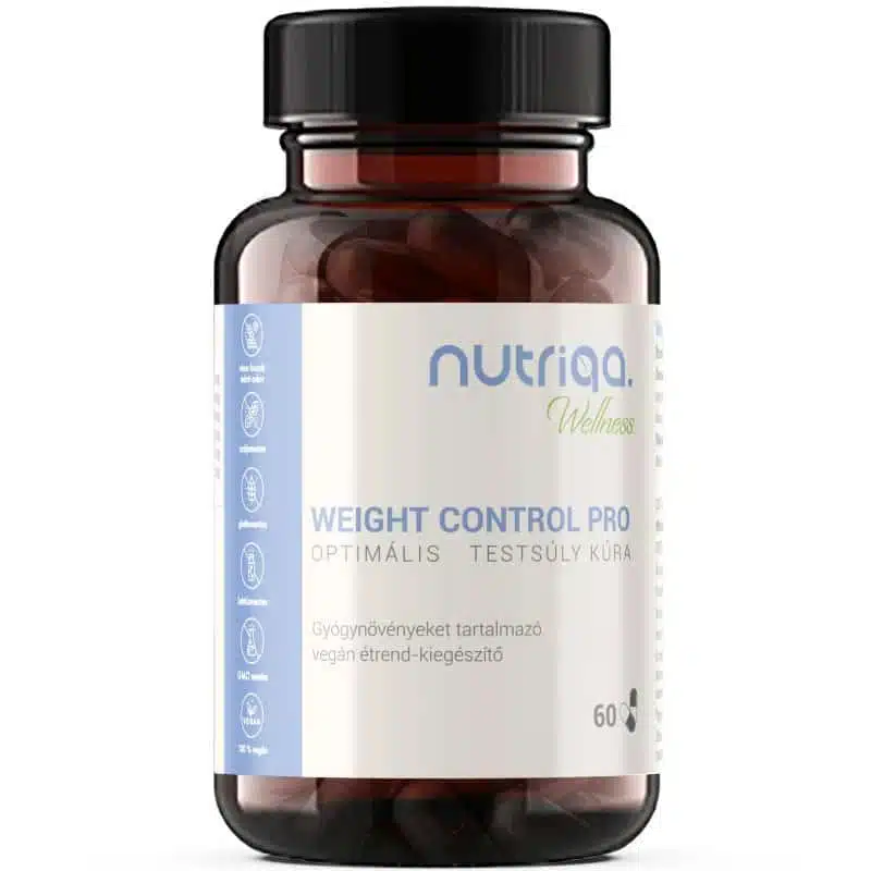 Nutriqa Weight Control Pro - Optimális Testsúly Kúra - 60db 1 Nutriqa Weight Control Pro - Optimális Testsúly Kúra - 60db