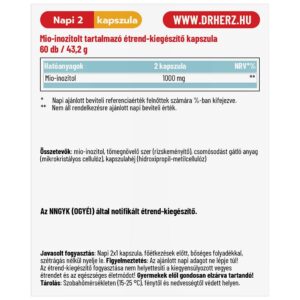 Dr. Herz Mio-Inozitol kapszula - 60db - Image 2