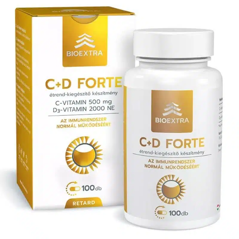 Bioextra C+D Forte Retard kapszula - 100db 1 Bioextra C+D Forte Retard kapszula - 100db