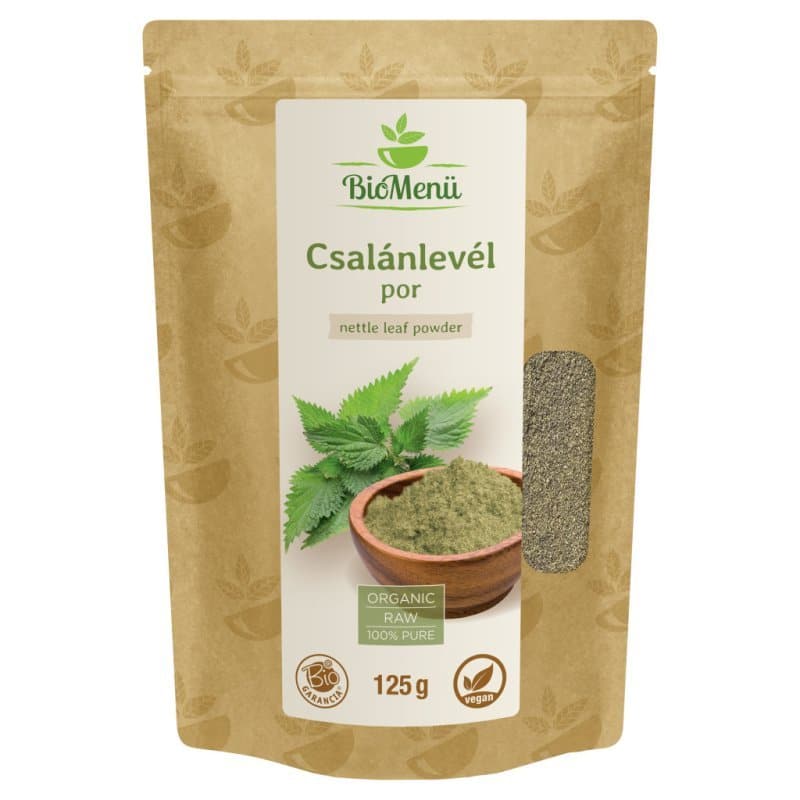 Biomenü Bio Csalánlevél por - 125g 1 Biomenü Bio Csalánlevél por - 125g