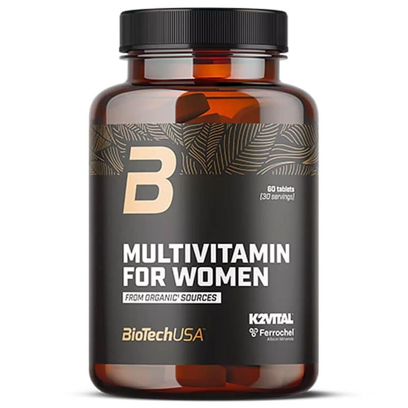 BioTech USA Multivitamin for Women Organic Sources tabletta - 60db 1 BioTech USA Multivitamin for Women Organic Sources tabletta - 60db
