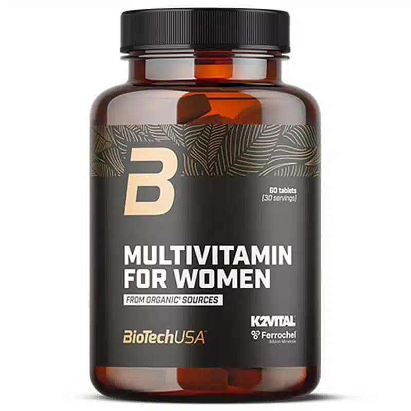 BioTech USA Multivitamin for Women Organic Sources tabletta - 60db 1 BioTech USA Multivitamin for Women Organic Sources tabletta - 60db