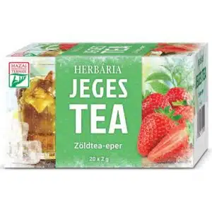 Herbária Jeges tea Zöld tea-Eper - 20 filter