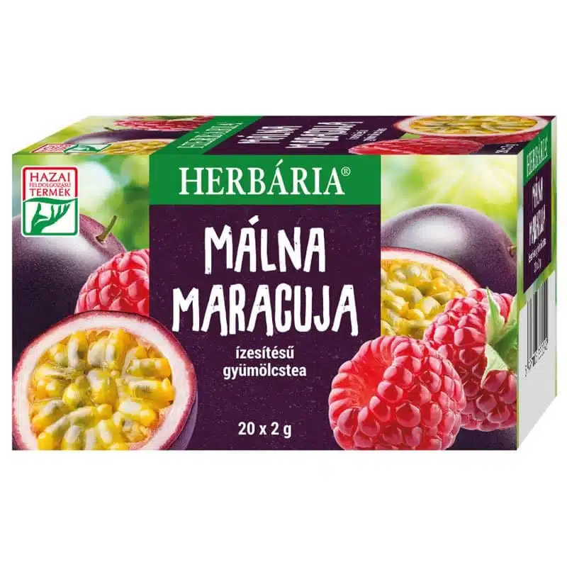 Herbária Málna-Maracuja tea - 20 filter 1 Herbária Málna-Maracuja tea - 20 filter