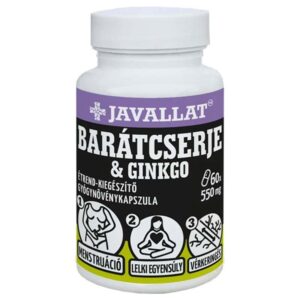 Javallat Barátcserje és Ginkgo kapszula - 60db