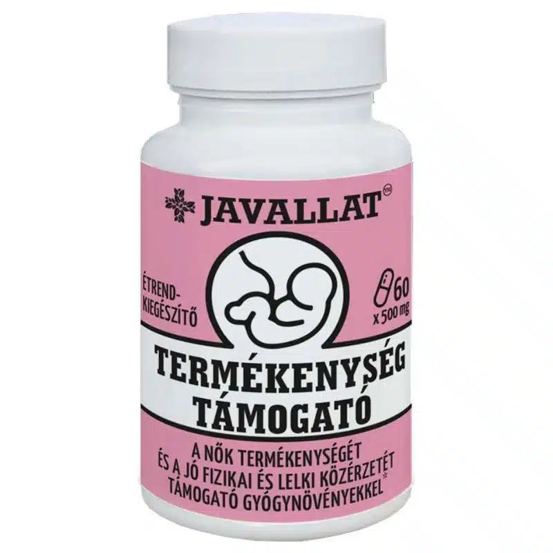 Javallat Termékenység támogató kapszula - 60db 1 Javallat Termékenység támogató kapszula - 60db