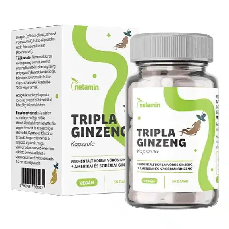 Netamin Tripla Ginzeng kapszula - 30db 1 Netamin Tripla Ginzeng kapszula - 30db