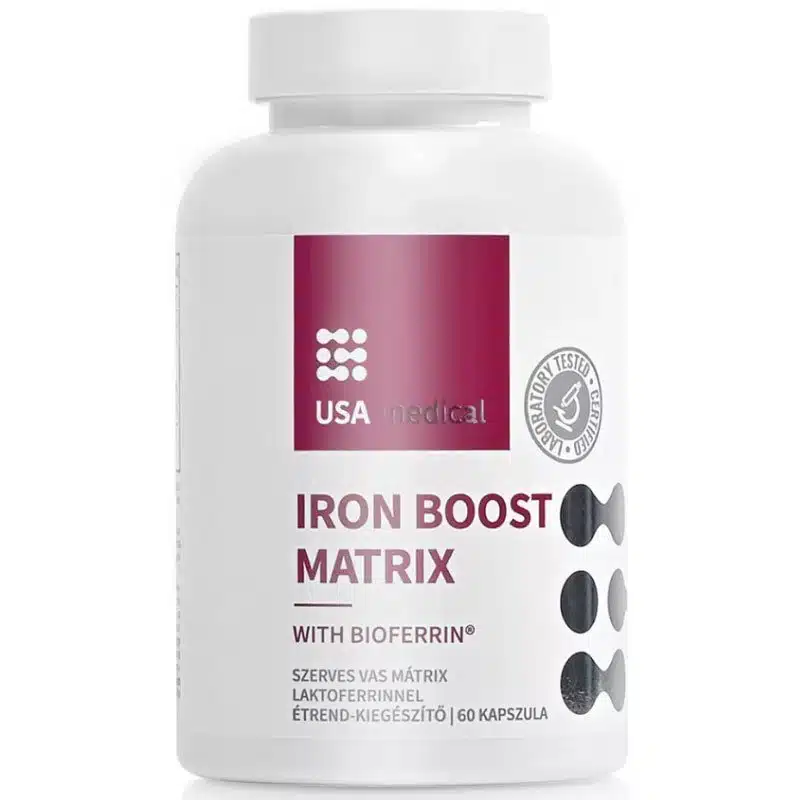 USA Medical Iron boost matrix kapszula - 60db 1 USA Medical Iron boost matrix kapszula - 60db