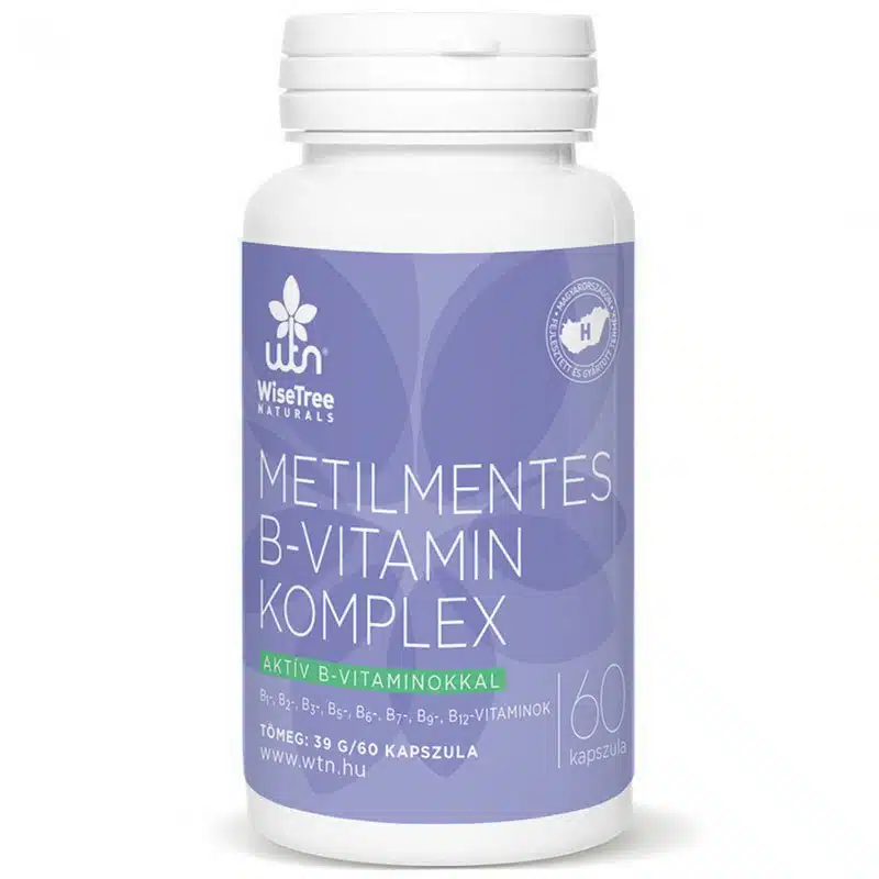 WTN Metilmentes B-vitamin komplex kapszula - 60db 1 WTN Metilmentes B-vitamin komplex kapszula - 60db