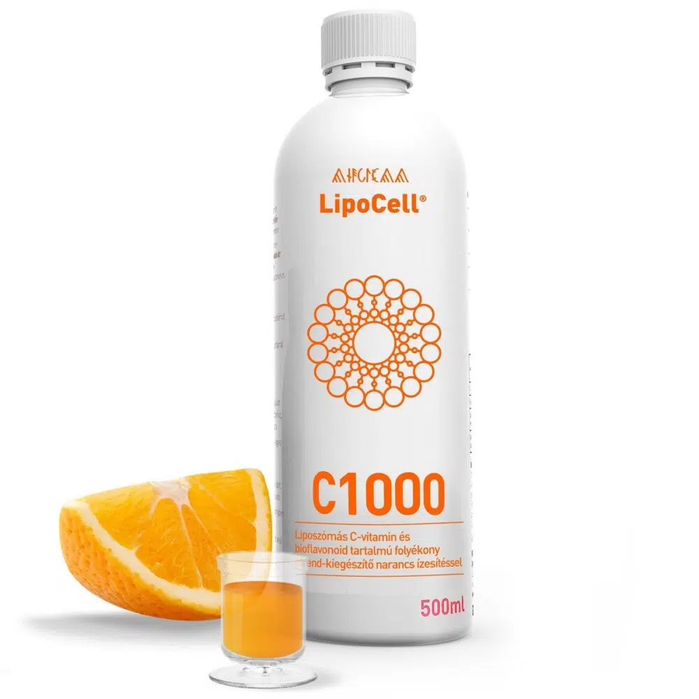 LipoCell C1000 liposzómás C-vitamin narancs ízű ital - 500ml 1 LipoCell C1000 liposzómás C-vitamin narancs ízű ital - 500ml