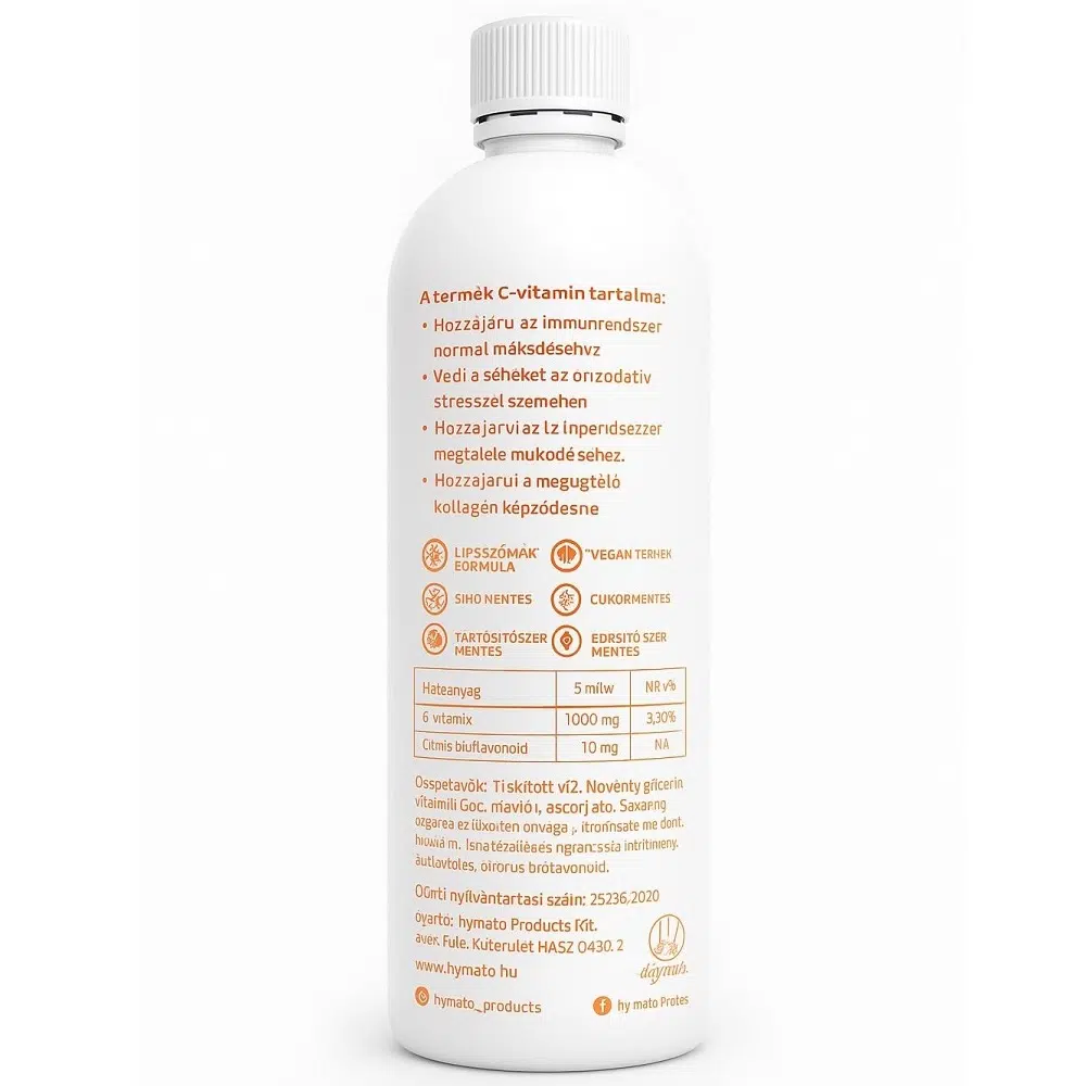 LipoCell C1000 liposzómás C-vitamin narancs ízű ital - 500ml 2 LipoCell C1000 liposzómás C-vitamin narancs ízű ital - 500ml - Image 2