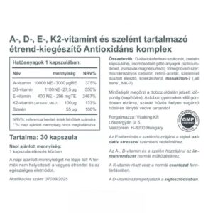 Vitaking Antioxidáns Komplex kapszula - 30db 3 Vitaking Antioxidáns Komplex kapszula - 30db - Image 2