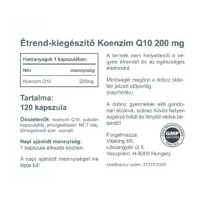 Vitaking Q10 200mg kapszula - 120db - Image 3