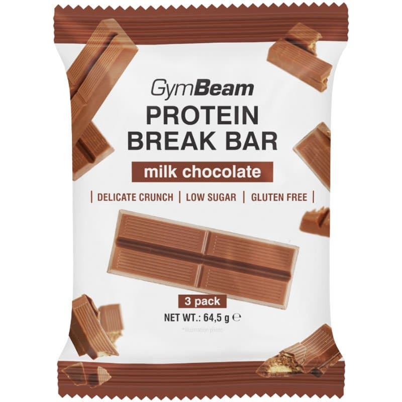 GymBeam Protein Break Bar 3Pack - 64,5g 1 GymBeam Protein Break Bar 3Pack - 64,5g