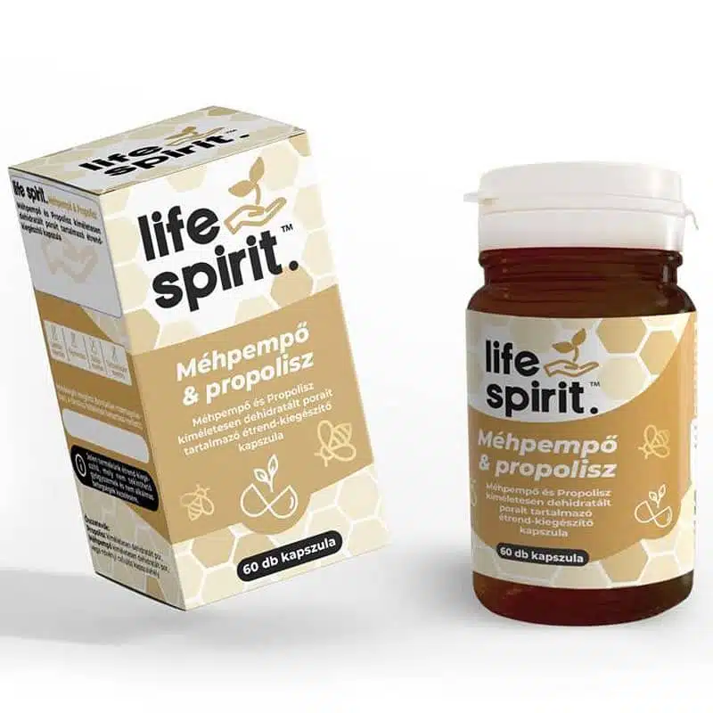 Life Spirit Méhpempő és Propolisz kapszula - 60db 1 Life Spirit Méhpempő és Propolisz kapszula - 60db