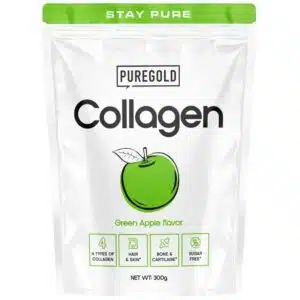 Pure Gold Collagen Marha kollagén italpor zöldalma - 300g
