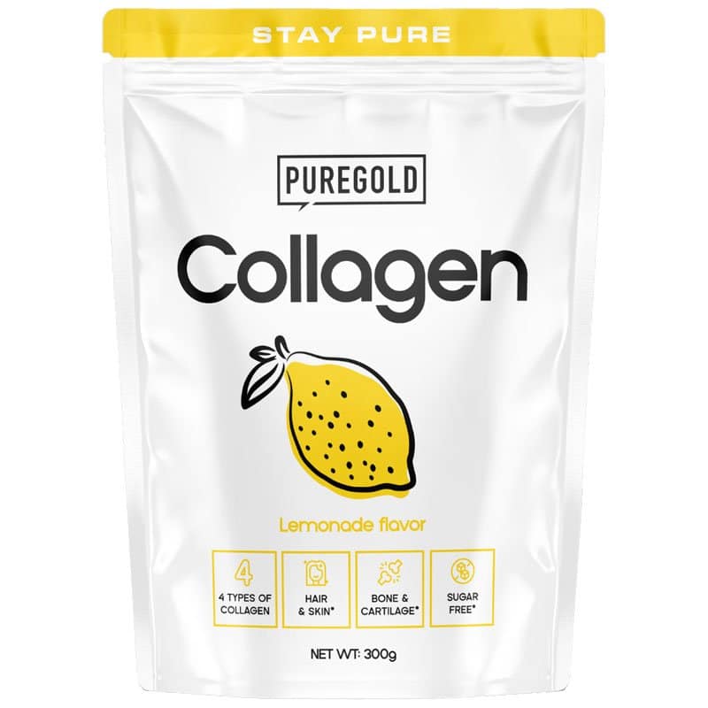 Pure Gold Collagen Marha kollagén italpor limonádé - 300g 1 Pure Gold Collagen Marha kollagén italpor limonádé - 300g