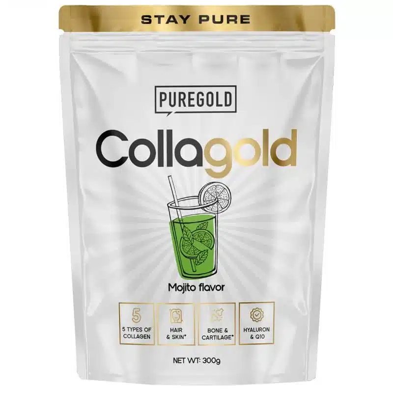 Pure Gold CollaGold Komplex Marha és Hal kollagén italpor Mojito - 300g 1 Pure Gold CollaGold Komplex Marha és Hal kollagén italpor Mojito - 300g