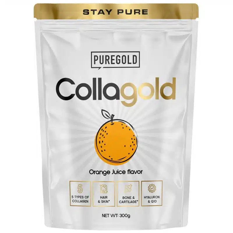 Pure Gold CollaGold Komplex Marha és Hal kollagén italpor Orange Juice - 300g 1 Pure Gold CollaGold Komplex Marha és Hal kollagén italpor Orange Juice - 300g