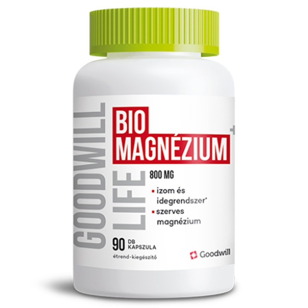 Goodwill Biomagnézium 800mg kapszula - 90db 1 Goodwill Biomagnézium 800mg kapszula - 90db