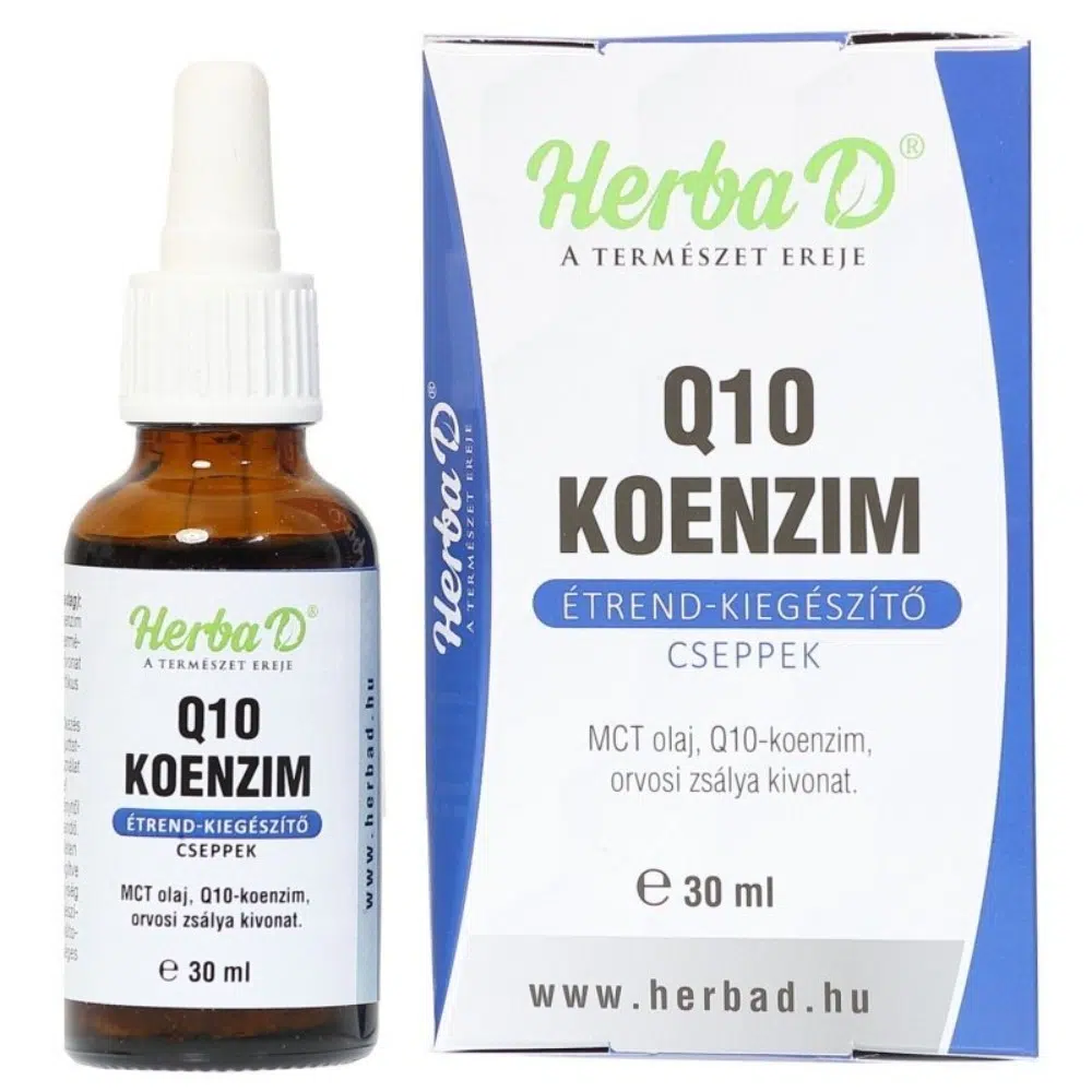 Herba-D Q10 koenzim csepp - 30ml 1 Herba-D Q10 koenzim csepp - 30ml