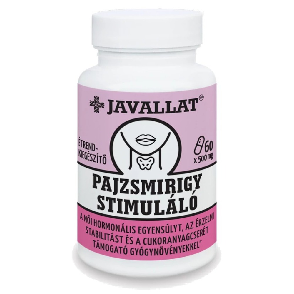 Javallat Pajzsmirigy stimuláló komplex kapszula - 60db 1 Javallat Pajzsmirigy stimuláló komplex kapszula - 60db