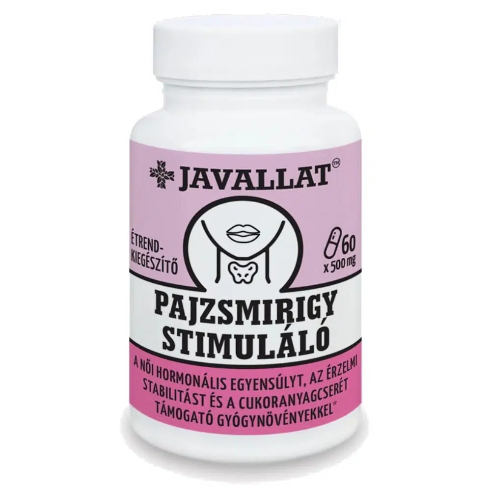 Javallat Pajzsmirigy stimuláló komplex kapszula - 60db 1 Javallat Pajzsmirigy stimuláló komplex kapszula - 60db