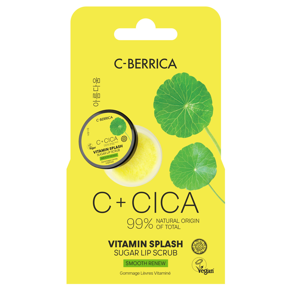 Natura Siberica C-Berrica C+CICA Vitamin Splash Cukros ajakradír centellával és homoktövissel - 10ml 1 Natura Siberica C-Berrica C+CICA Vitamin Splash Cukros ajakradír centellával és homoktövissel - 10ml