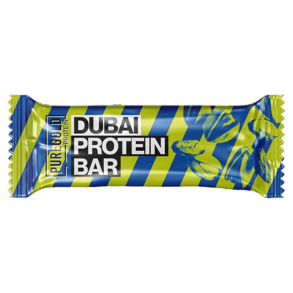 Pure Gold Dubai Bar fehérje szelet - 50g 1 Pure Gold Dubai Bar fehérje szelet - 50g