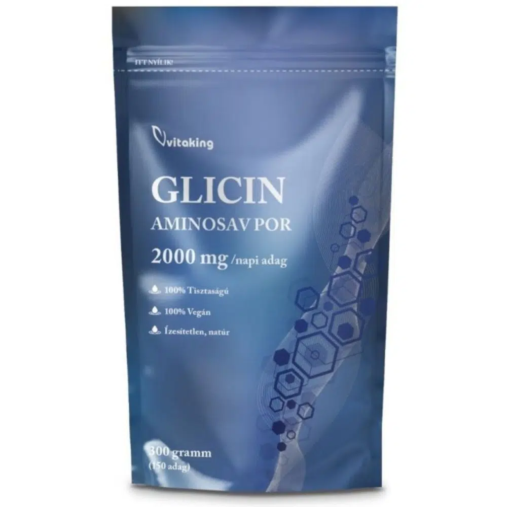 Vitaking Glicin TASAKOS italpor - 300g 1 Vitaking Glicin TASAKOS italpor - 300g