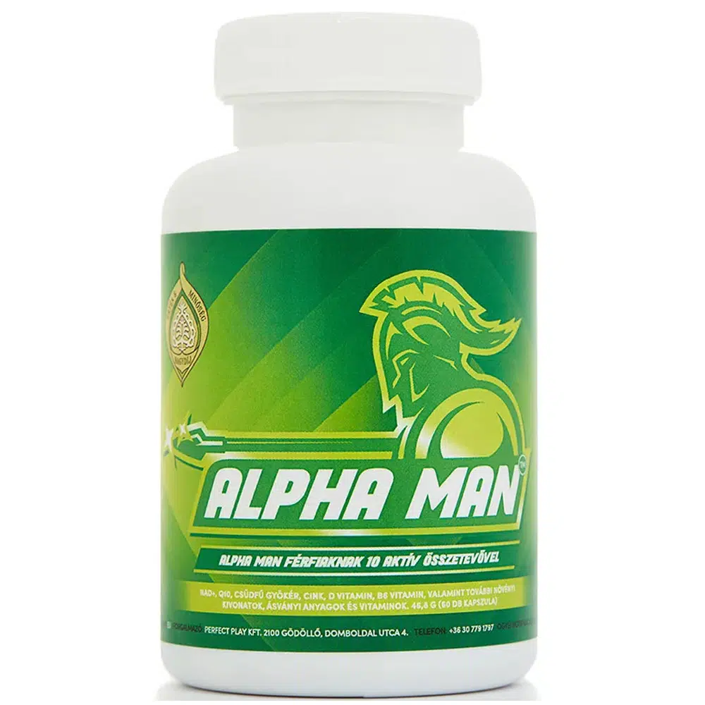 Superherb Alpha Man férfierő növelő kapszula - 60db 1 Superherb Alpha Man férfierő növelő kapszula - 60db