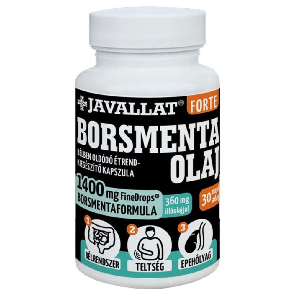 Javallat Forte Borsmenta olaj kapszula - 60db 1 Javallat Forte Borsmenta olaj kapszula - 60db
