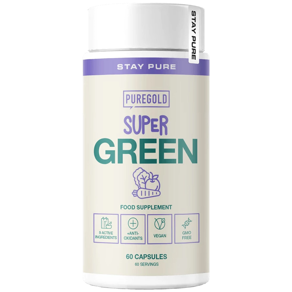 Pure Gold Super Green kapszula - 60db 1 Pure Gold Super Green kapszula - 60db