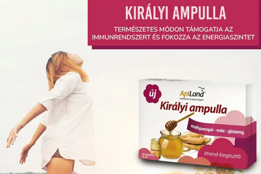 Immunerősítő hármak királya – Méhpempő, ginzeng és méz csodálatos szinergiája 1 Apiland Kiralyi ampulla 5 1000x667