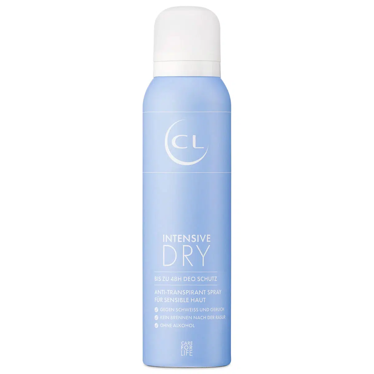 CL Intensive Dry 0% Unisex Izzadásgátló dezodor spray érzékeny bőrre - 150ml 1 CL Intensive Dry 0% Unisex Izzadásgátló dezodor spray érzékeny bőrre - 150ml